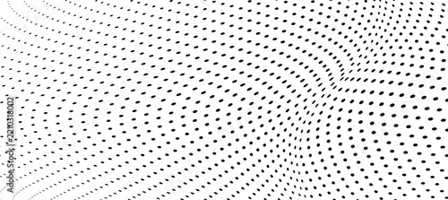 Concentrated dramatic circular dot pattern suggesting powerful movement and focus