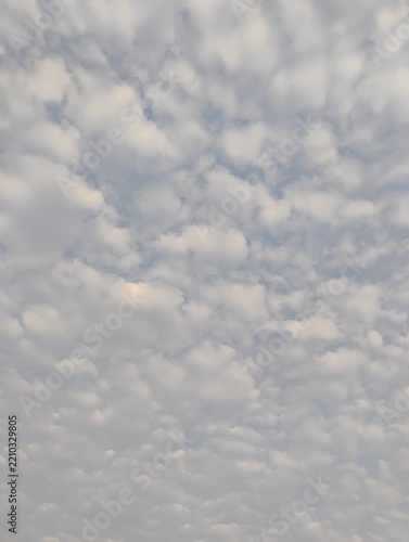 blue sky with clouds