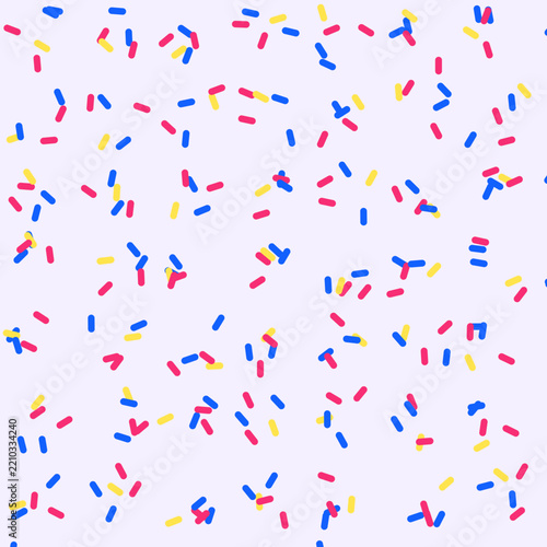 Colorful Sugar Sprinkles Pattern Background for Festive Food Design