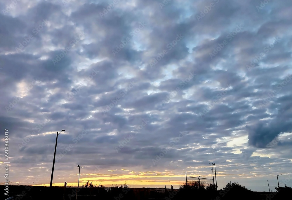 Obraz premium time lapse clouds