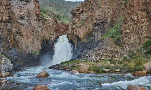  waterfall near roots.