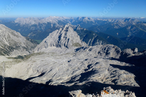 Partenkirchner Dreitorspitze mountain, Garmisch-Partenkirchen, in Bavaria, Germany