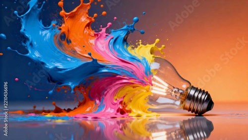 A highly detailed - orange soft artwork