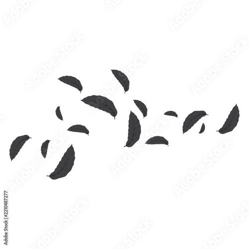 autumn Leaf background concept template vector