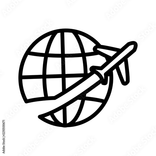 Global Travel Icon
