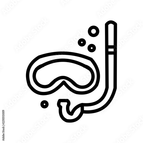 Snorkeling Icon