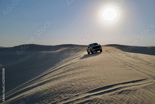 Dune-bashing in Qatar