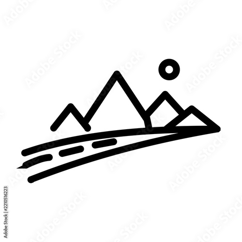 Adventure Travel Icon