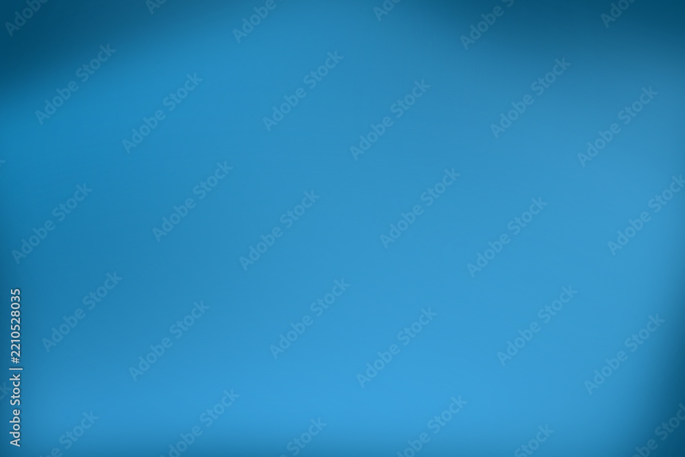 Fototapeta premium Abstract background featuring a smooth gradient of deep blue tones with a subtle soft vignette effect