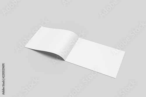 A4 Landscape Bifold Mockup