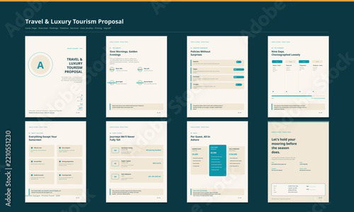 Travel Luxury Tourism Proposal Template 8 Pages