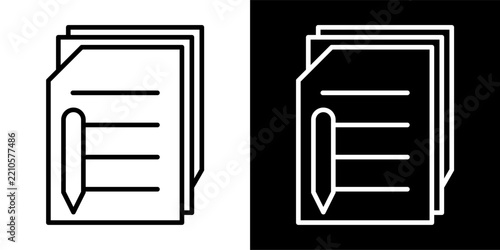 page file icon balck and white collections
