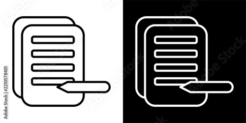 supporting file icon black and white collections