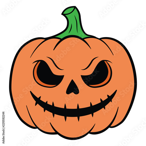 halloween pumpkin expresion face spooky 