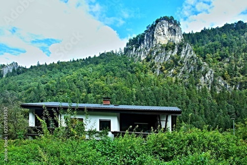 Austria - view from the village of Loruns in the Montafon valley
