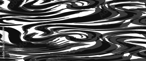 Brush strokes vector seamless pattern.