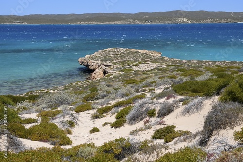 Landscape on Dirk Hartog Island, Dirk Hartog Island National Park, named after the Dutch navigator of the same name, Shire of Shark Bay, State of Western Australia, Australia
