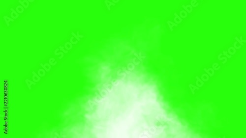Green screen smoke effect animation