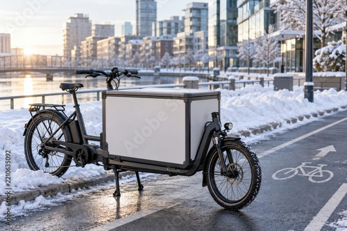 Vehicle-to-home concept with EV connected to bidirectional wall unit beside house for winter energy and electric mobility campaigns