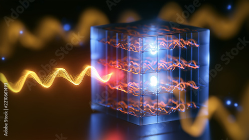 Quantum computing and light wave technology