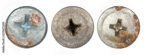 Detailed cross-section of a weathered and rusted historical industrial mounting component