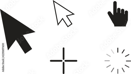 mouse icon set