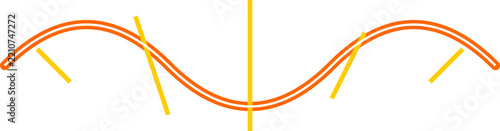 Electric Arc Discharge Neon Spark Hand Drawn Style For Industrial Safety Signs And Artistic Power