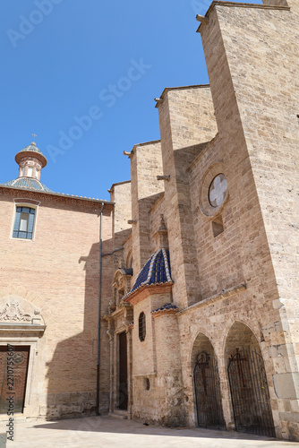 Santos Juanes church in the old town of Valencia city