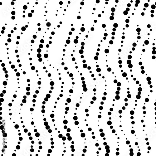 black and white abstract bubbles background