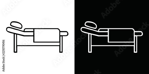 spa and wellness icon , line icons for beauty salon, therapy, massage, aromatherapy, and relaxation.