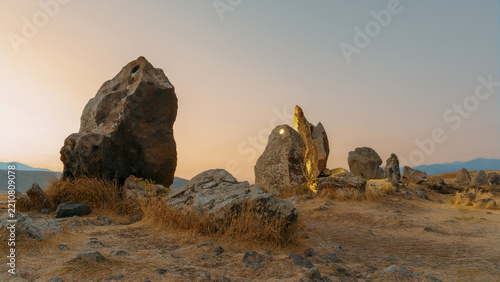 Sunrise at Karahunge ancient observatory