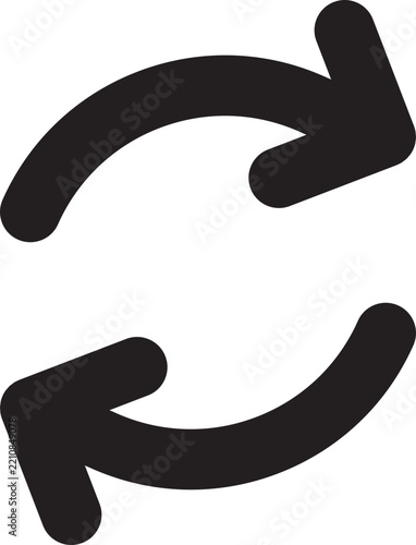 Refresh Icon Vector Illustration for User Interface Design