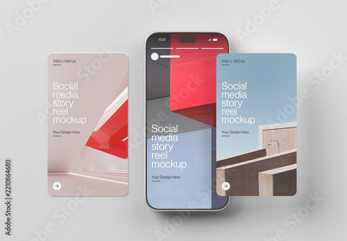 Social Media Stories Reels Mockup