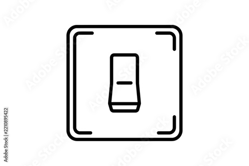 Light Switch Outline Icon