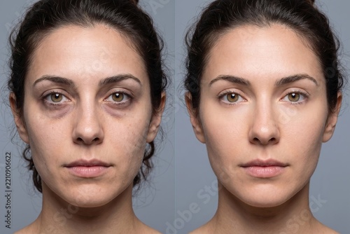 Before and After Skin Treatment Comparison