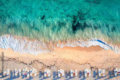 Soldiers of Leisure — Lounge Chairs on the Pink Sand, Bermuda