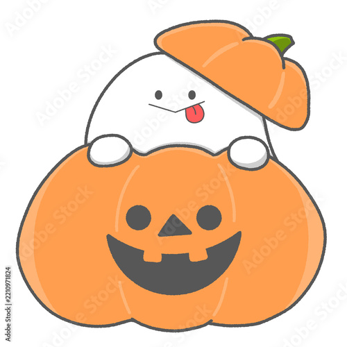 ゆるかわハロウィン｜かぼちゃからおばけ