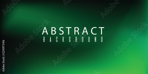 Green abstract mesh gradient background template