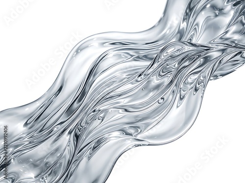Dynamic wave of clear blue water flowing, macro abstract liquid waves with translucent textures, glossy surface, dramatic studio lighting, premium commercial background, no objects