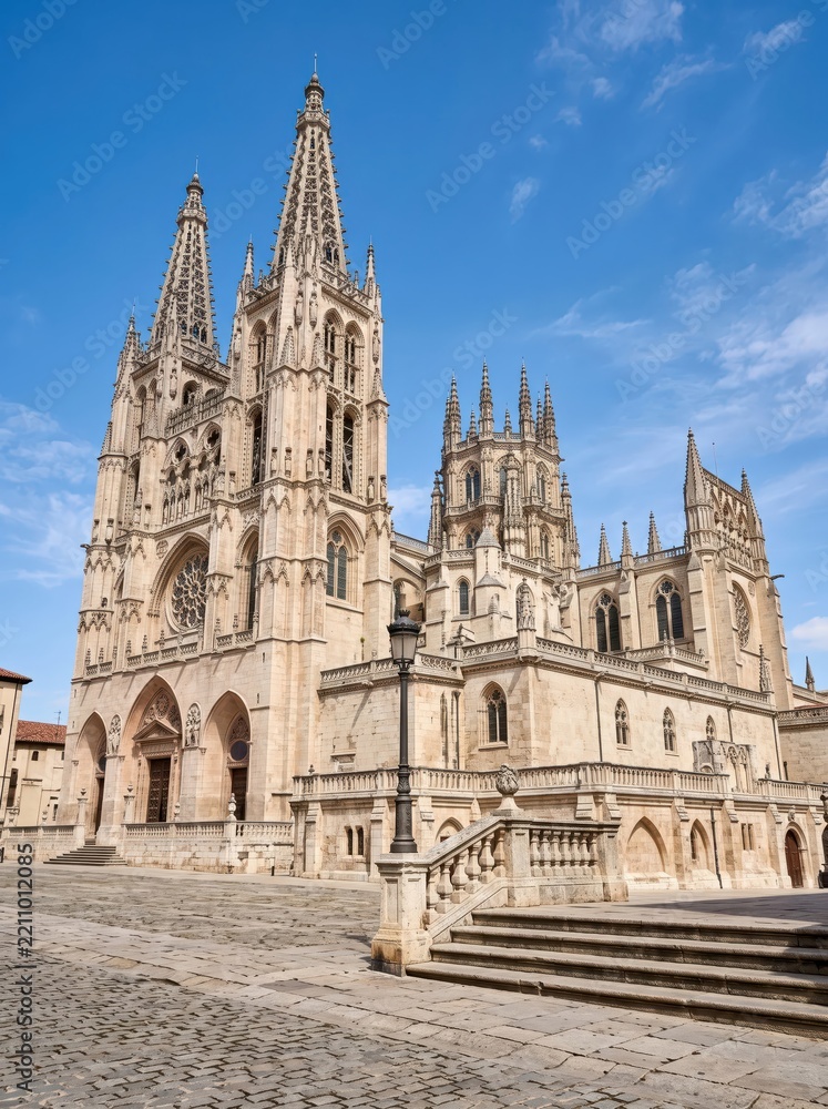 Fototapeta premium Spain Burgos Cathedral Cathedral Landmark