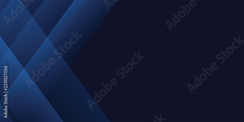 Dark blue background with abstract graphic elements for presentation background design.