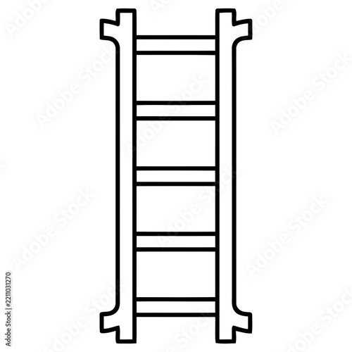 Simple ladder icon