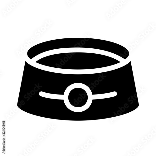 Milk Bowl A playful and modern glyph icon crafted for pet lovers, animal themed websites, mobile apps, UI/UX projects, social media, presentations, and creative digital products.