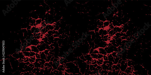 Seamless pattern with volcanic cracks with lava, glowing crevices. Abstract print