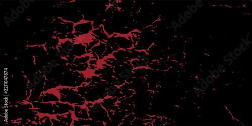 Seamless pattern with volcanic cracks with lava, glowing crevices. Abstract print