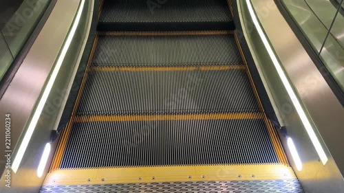 escalator in the airport