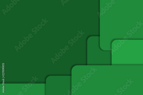 green color square paper cut background