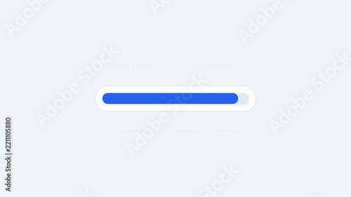 Animasi Interactive Pill Button Progress 4K Motion Graphic Animation | Seamless Loop