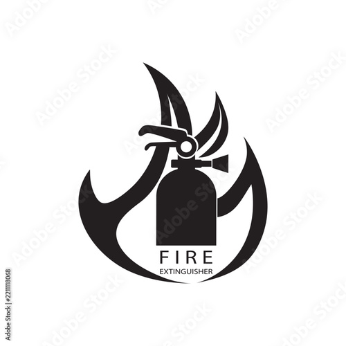 Fire Extinguisher logo vector