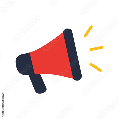 Victory Celebration Megaphone Announcement Icon